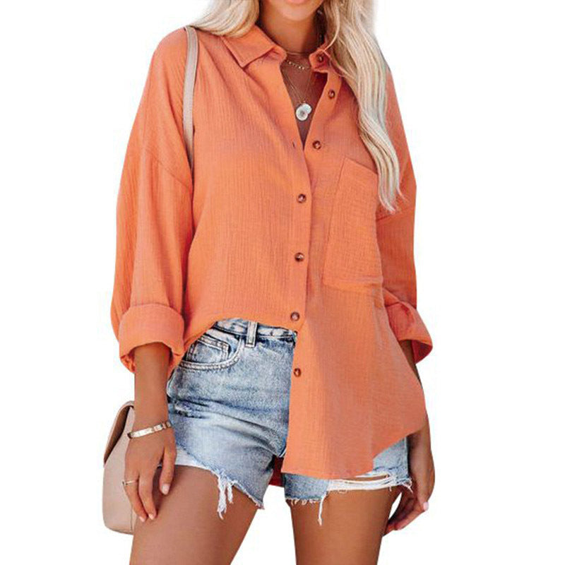 MADELYN | Blusa Casual con Bottoni e Maniche Lunghe