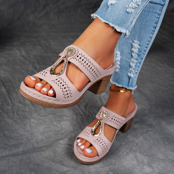 Isabella™ | Sandali Ortopedici Confortevoli con Tacco Alto