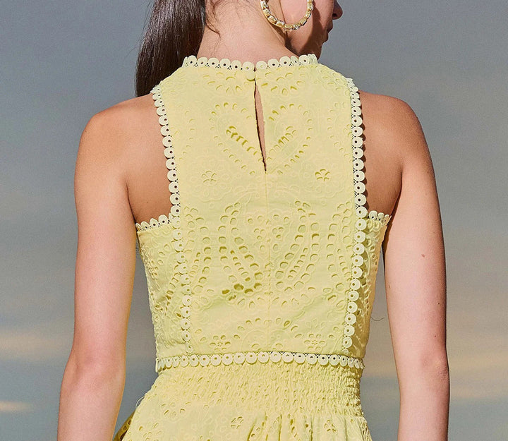Linda | Abito Flowy Eyelet da Donna