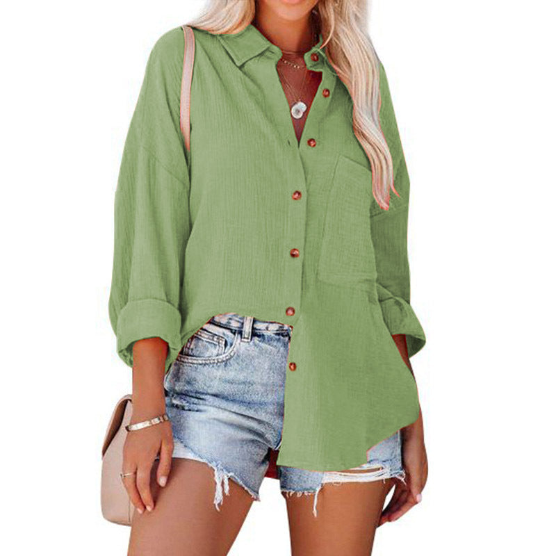 MADELYN | Blusa Casual con Bottoni e Maniche Lunghe