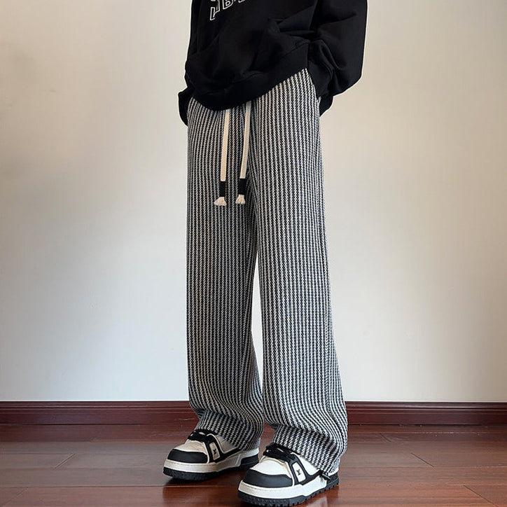 XAVIERA – Pantaloni Moderni in Felpa a Righe