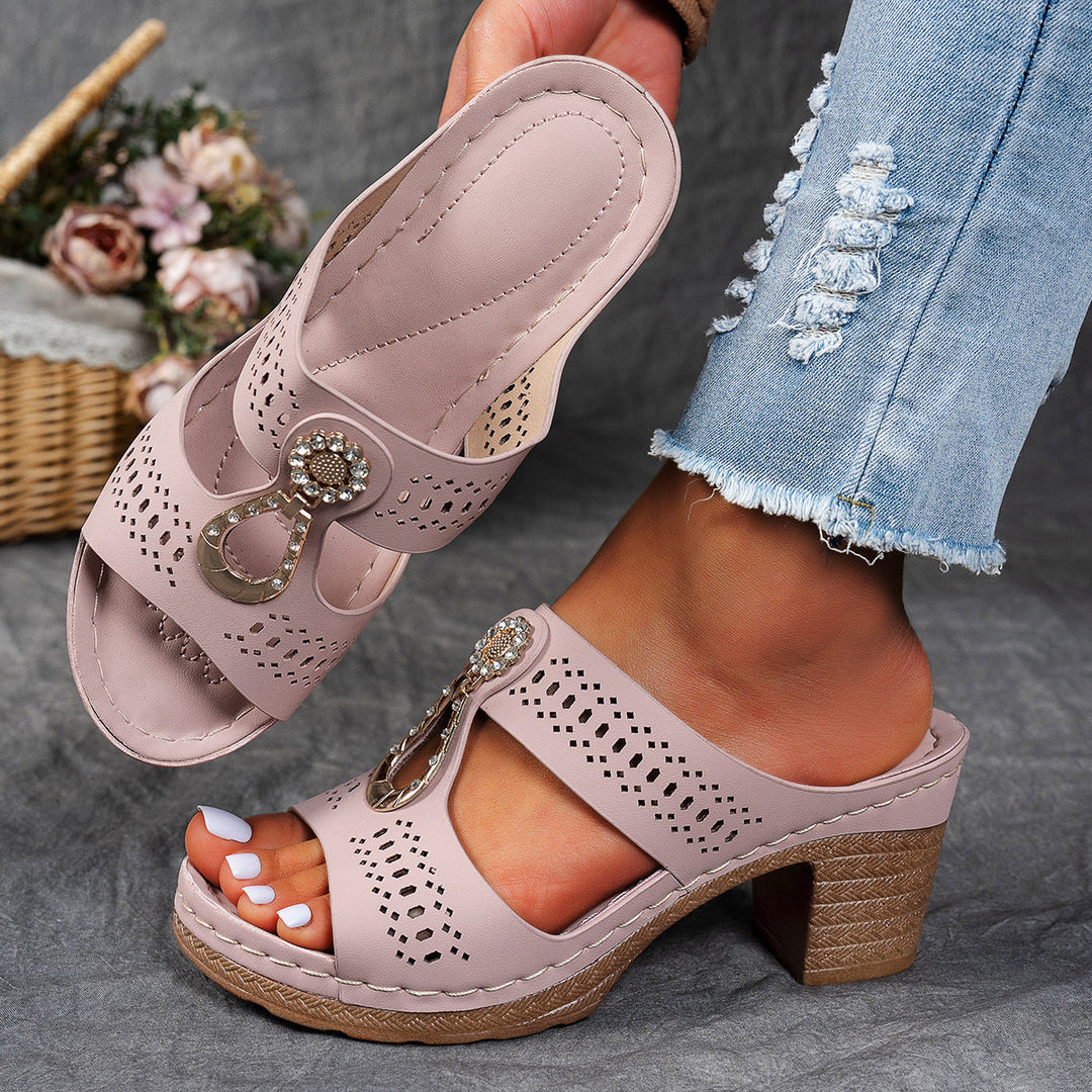 Isabella™ | Sandali Ortopedici Confortevoli con Tacco Alto