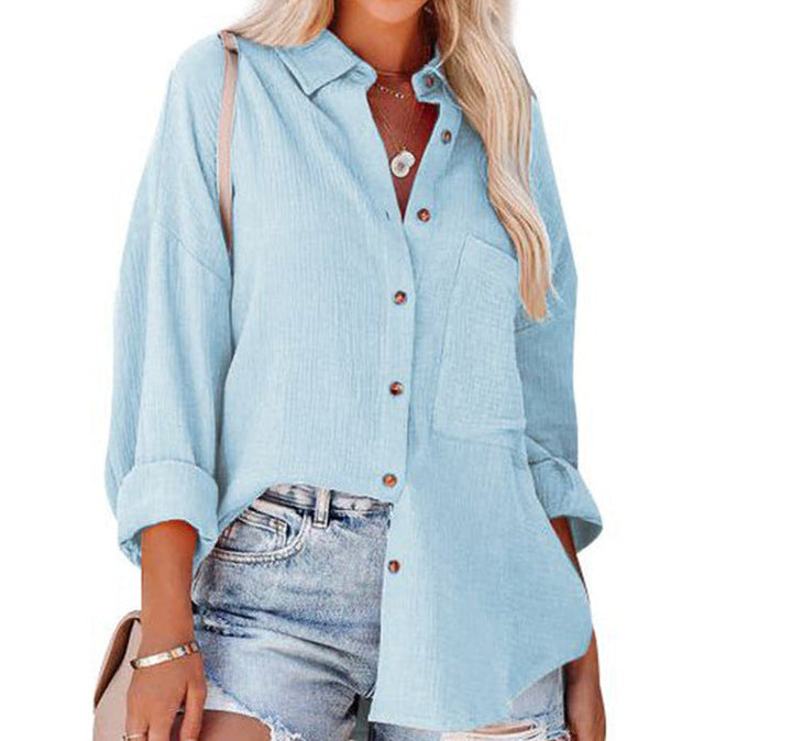 MADELYN | Blusa Casual con Bottoni e Maniche Lunghe