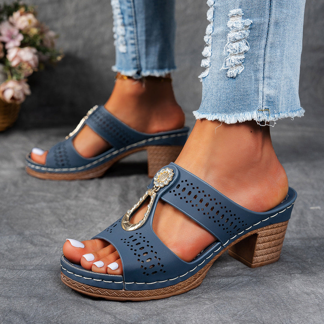 Isabella™ | Sandali Ortopedici Confortevoli con Tacco Alto
