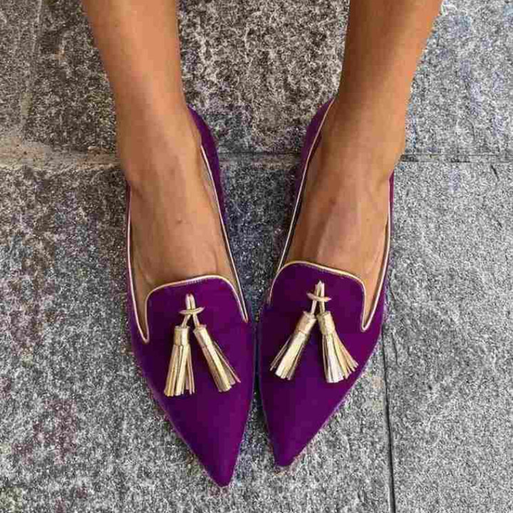 Portia - Mocassini Boho con Frange