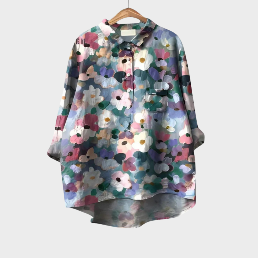 Elise | Elegante Blusa Estiva in Lino