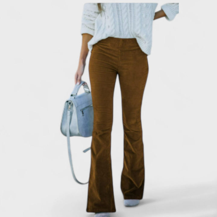 Chalvessa | Pantaloni Eleganti a Zampa