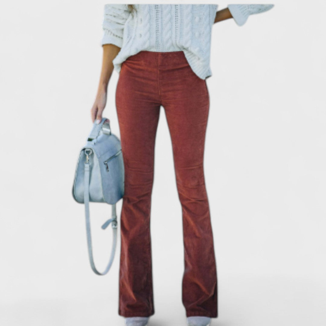 Chalvessa | Pantaloni Eleganti a Zampa