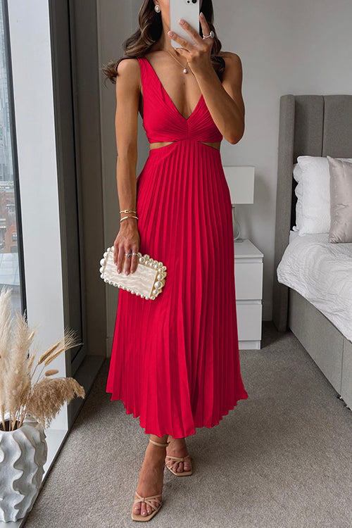 Abito Elegante Bellezza | Vestito Plissettato per Occasioni Speciali