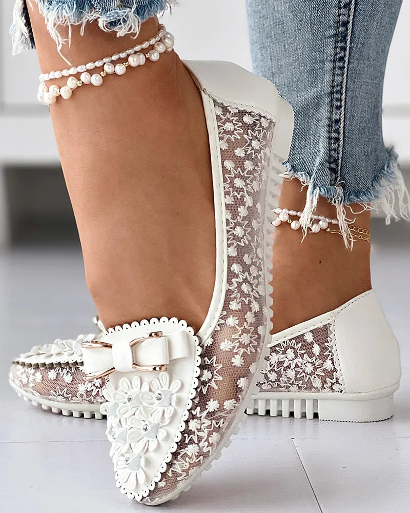 RAFFAELLA | Eleganti Ballerine Ortopediche con Supporto per Sollievo dal Dolore e Design Romantico per l'uso Quotidiano
