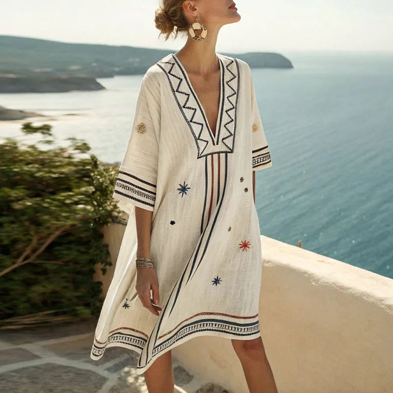 Naomi - Abito da Spiaggia Elegante e Versatile per le Estati
