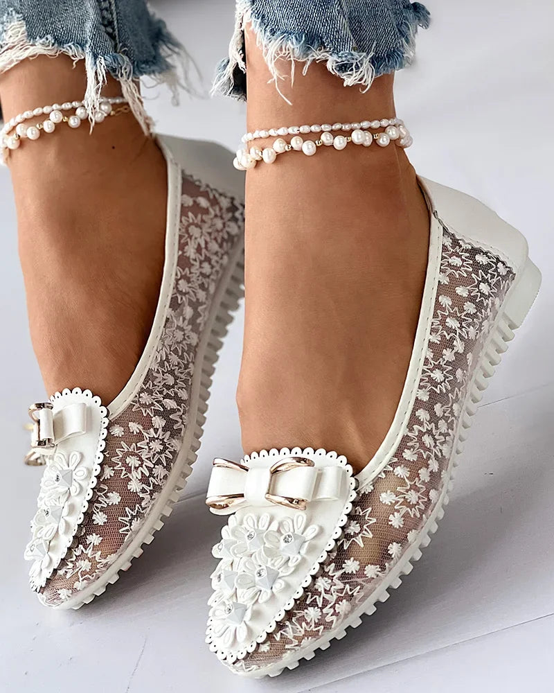 RAFFAELLA | Eleganti Ballerine Ortopediche con Supporto per Sollievo dal Dolore e Design Romantico per l'uso Quotidiano