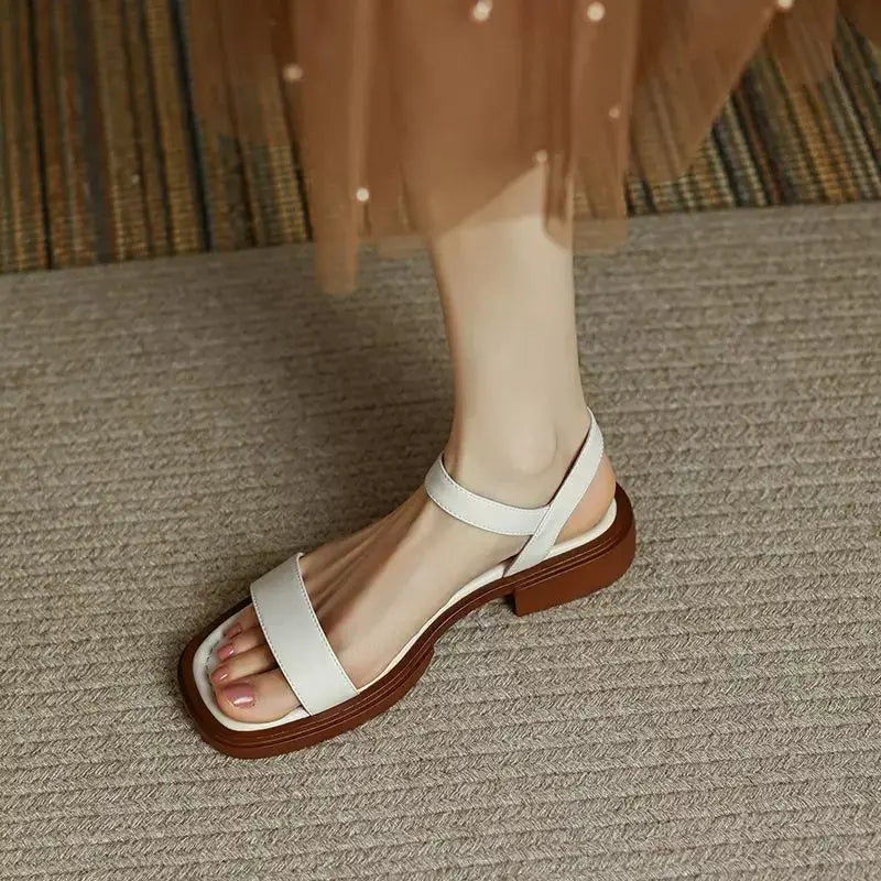 BIANCA | Sandali Eleganti per Comfort Quotidiano e Stile Classico