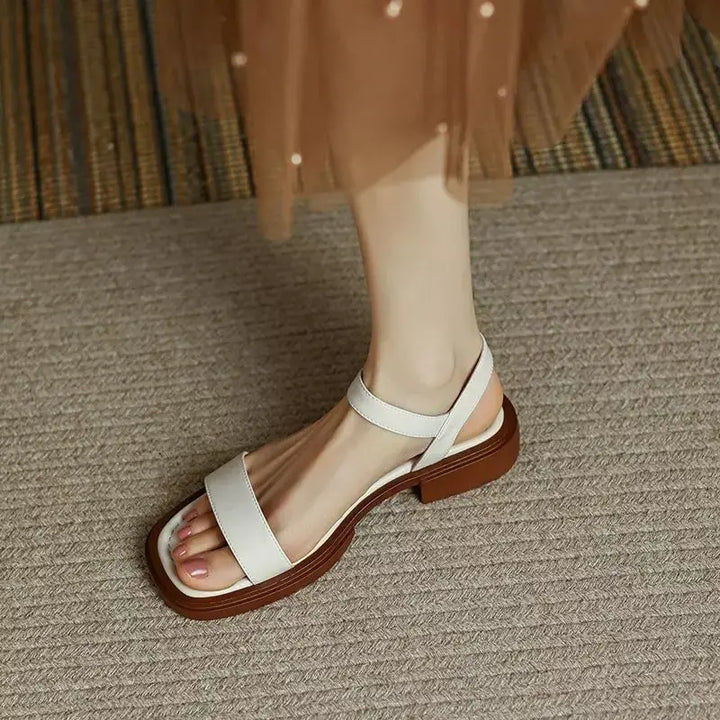 BIANCA | Sandali Eleganti per Comfort Quotidiano e Stile Classico