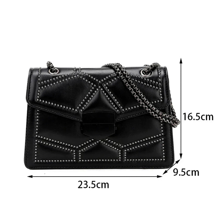 Elegante Borsa a Spalla in Pelle PU - Stile alla Moda