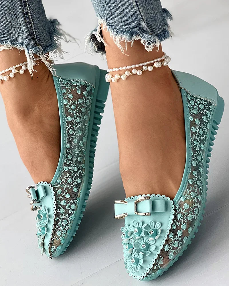 RAFFAELLA | Eleganti Ballerine Ortopediche con Supporto per Sollievo dal Dolore e Design Romantico per l'uso Quotidiano