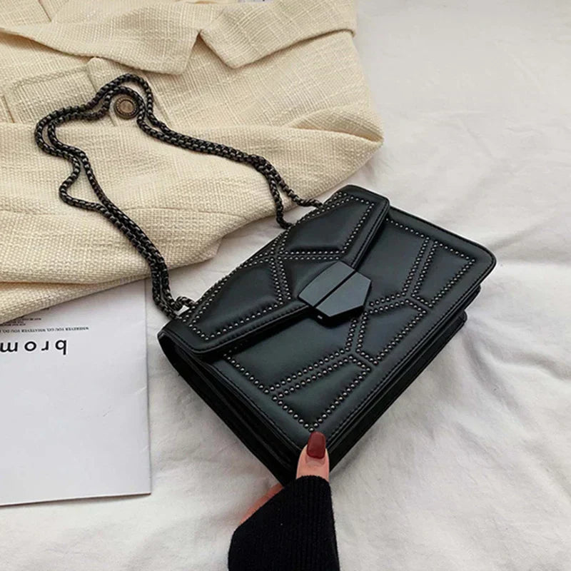 Elegante Borsa a Spalla in Pelle PU - Stile alla Moda