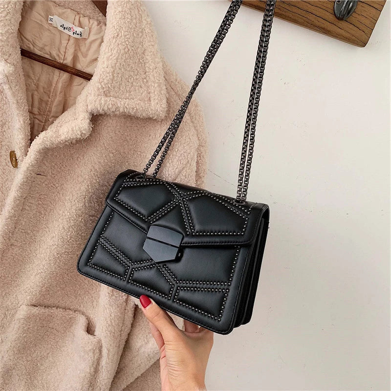 Elegante Borsa a Spalla in Pelle PU - Stile alla Moda