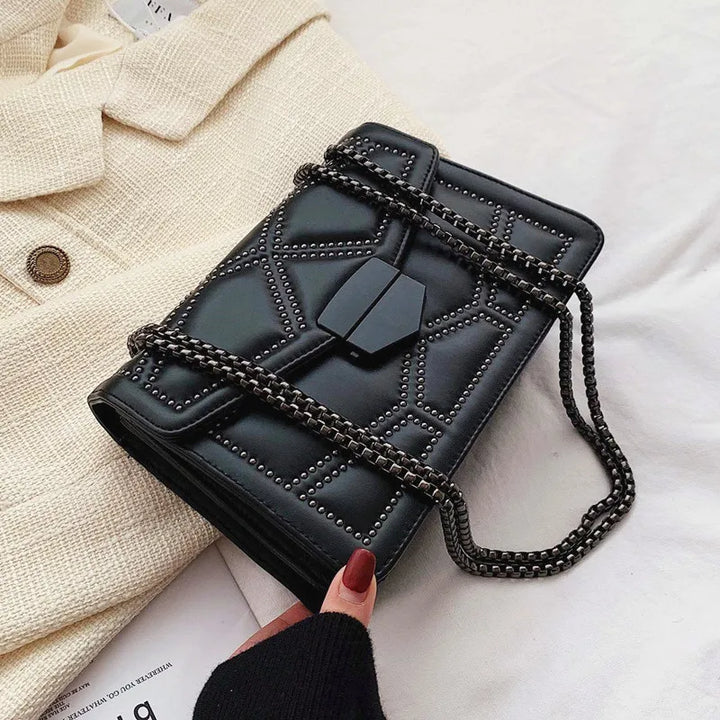 Elegante Borsa a Spalla in Pelle PU - Stile alla Moda