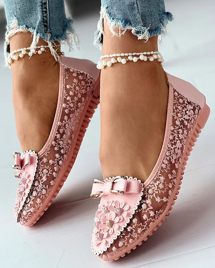 RAFFAELLA | Eleganti Ballerine Ortopediche con Supporto per Sollievo dal Dolore e Design Romantico per l'uso Quotidiano