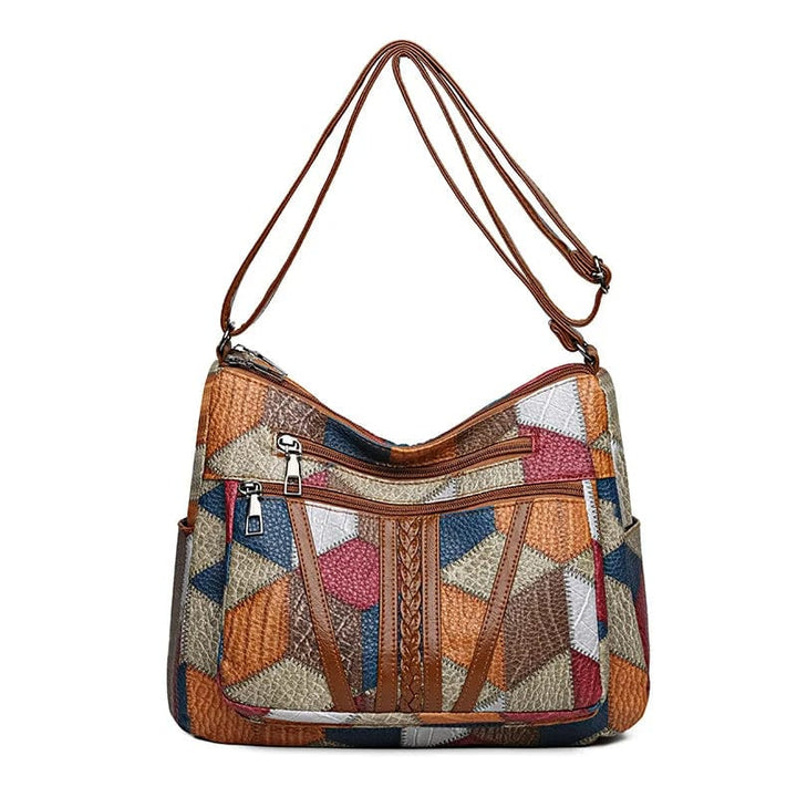 AURARO | BORSA IN PELLE MOSAICO