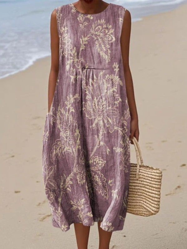 Mia™ Midi Dress with Floral Print