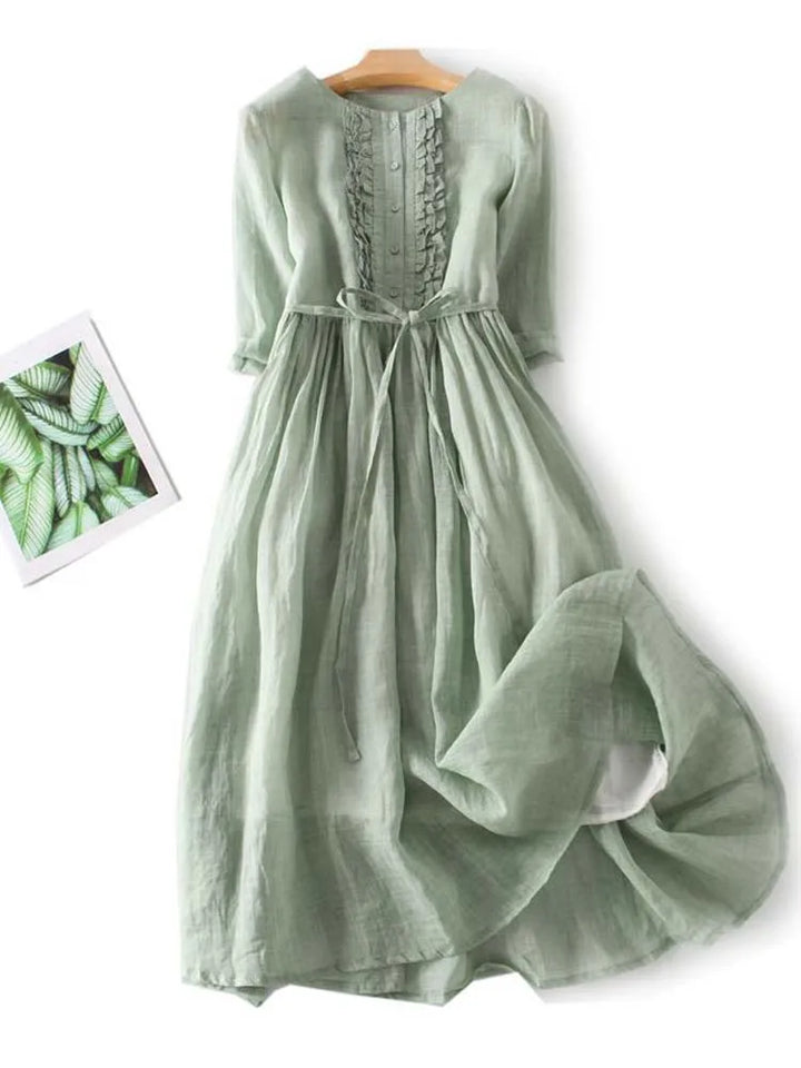Laureen | Abito Elegante in Lino