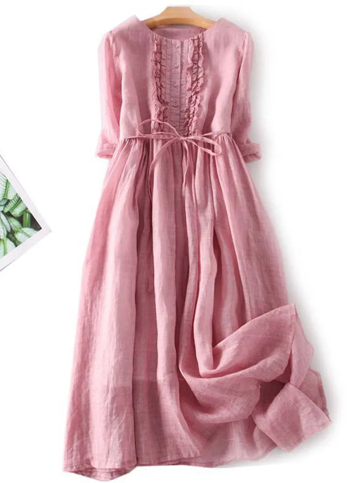 Laureen | Abito Elegante in Lino