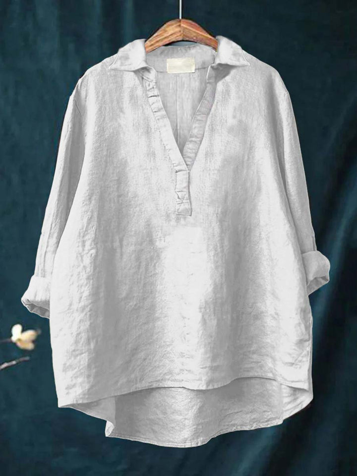 Andrea | Elegante Blusa Estiva in Lino