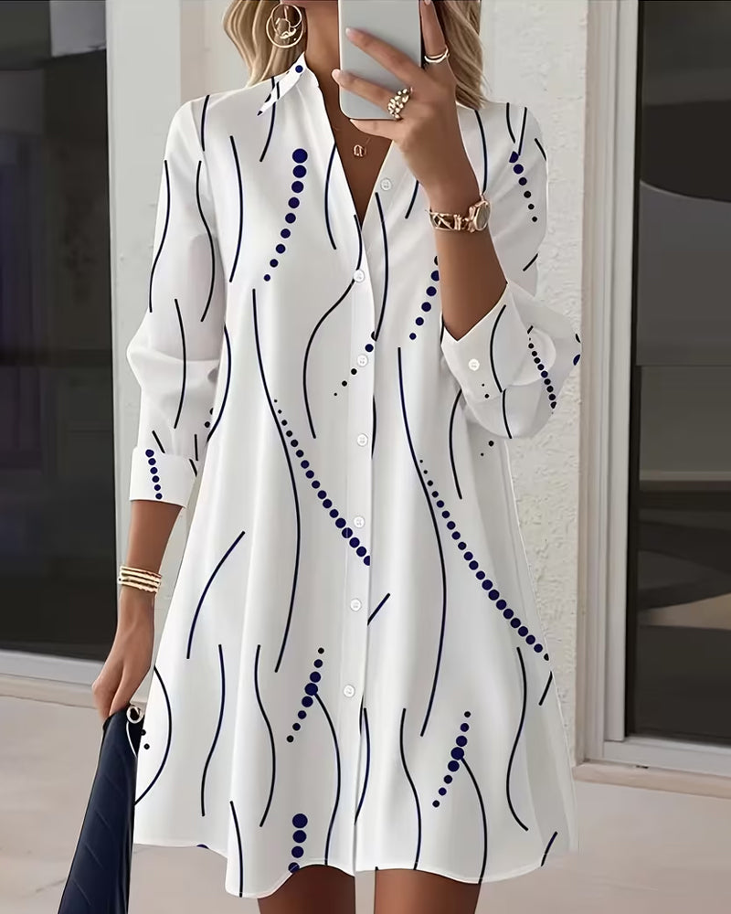 Camicia con Collo Ondulato Elodie