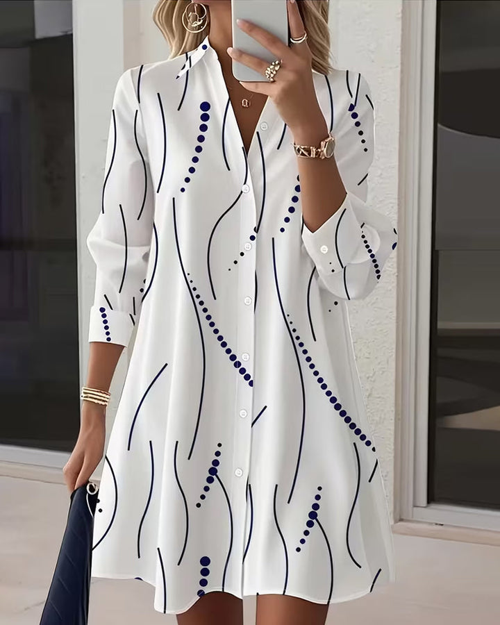 Camicia con Collo Ondulato Elodie