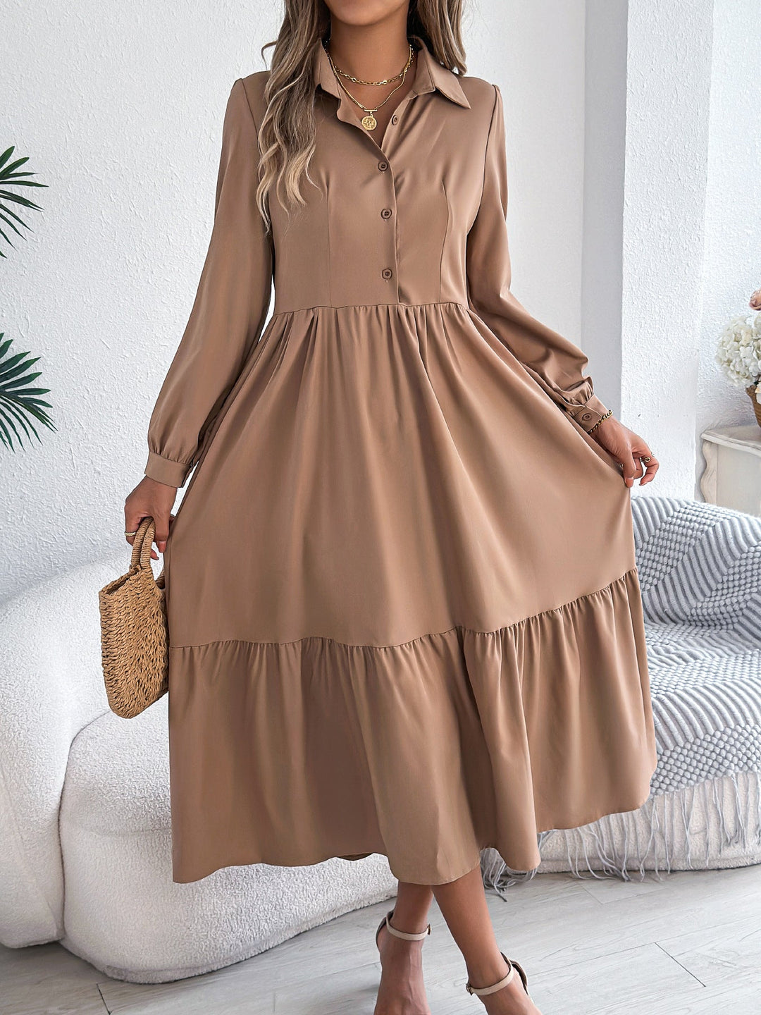 Smeraldo™ Elegant Midi Dress