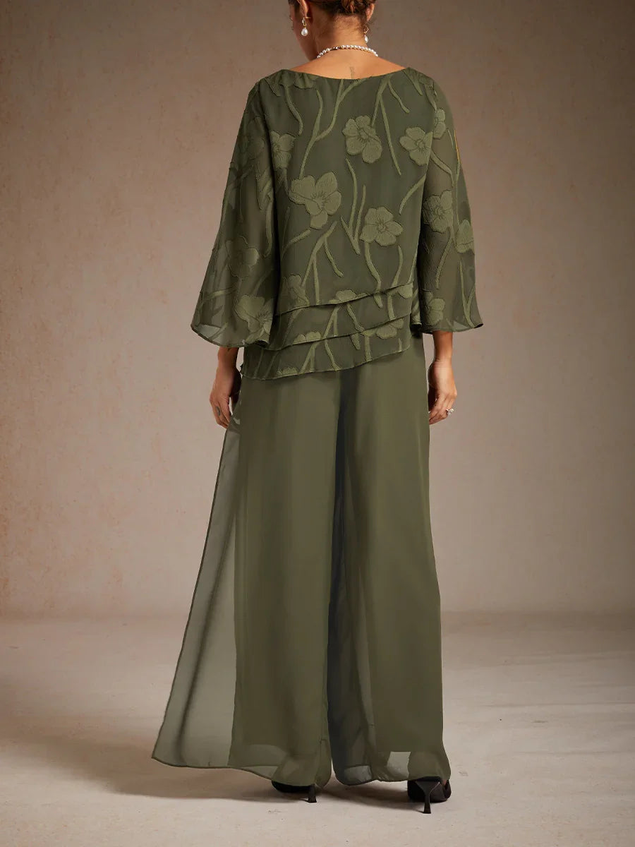 Fluressa | Pantaloni Flowy con Orlo Spaccato