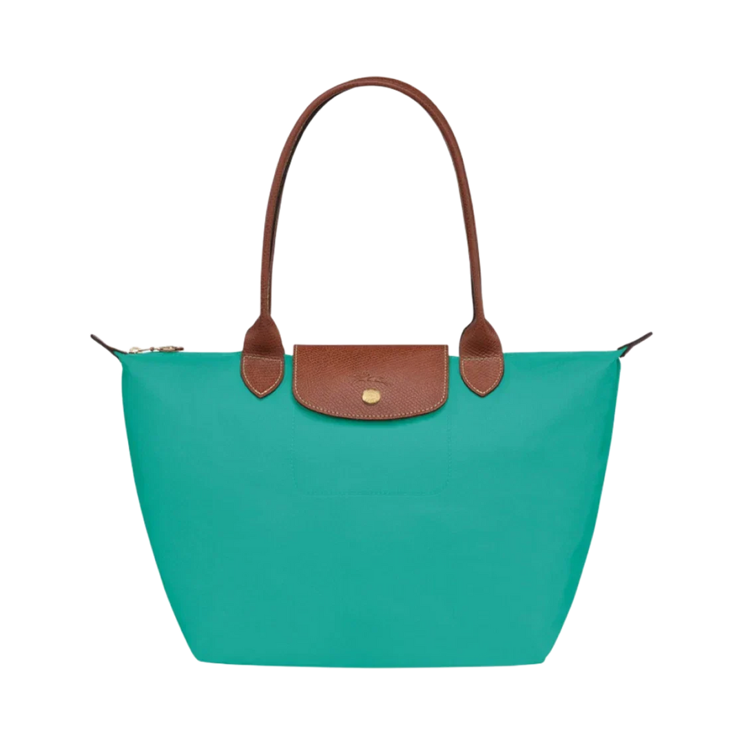 Longchamp - Grande Borsa Le Pliage, Turchese