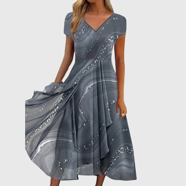 Aubrielle | Abito Midi Fluido