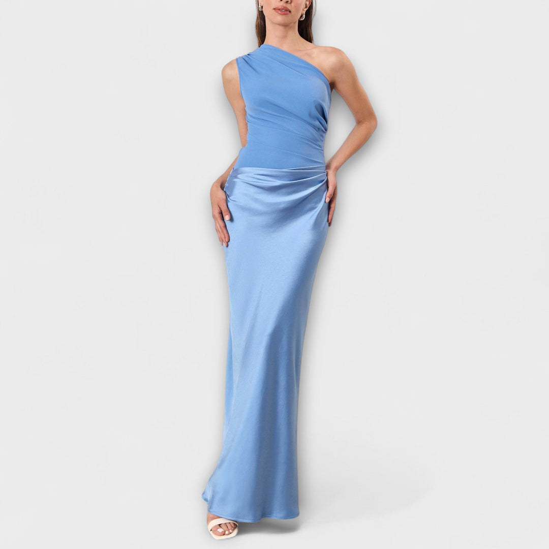 Luna - Abito asimmetrico in satin