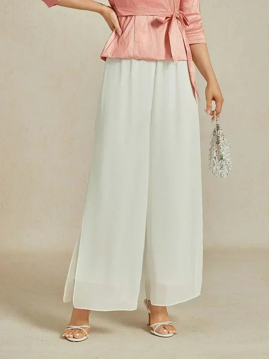 Fluressa | Pantaloni Flowy con Orlo Spaccato
