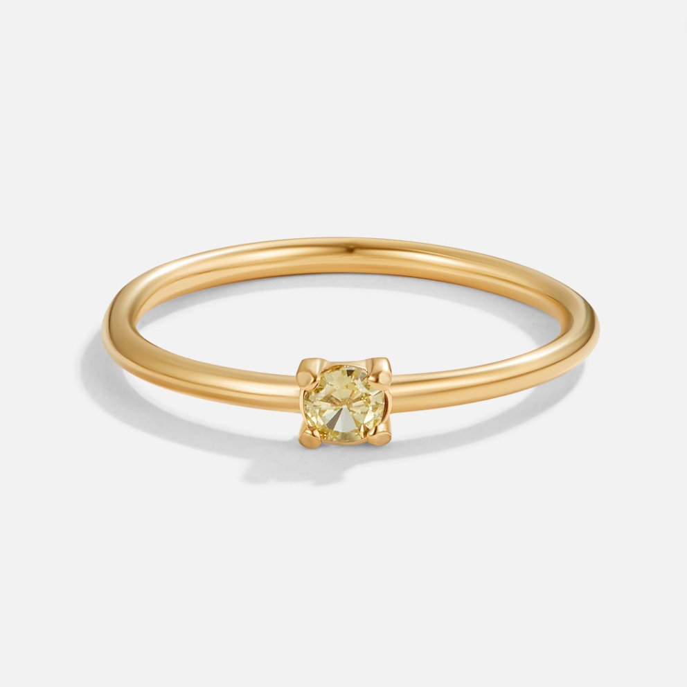 Anelli in oro con pietra del mese