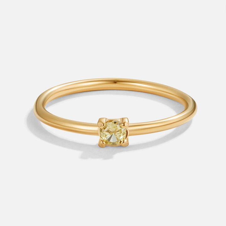 Anelli in oro con pietra del mese