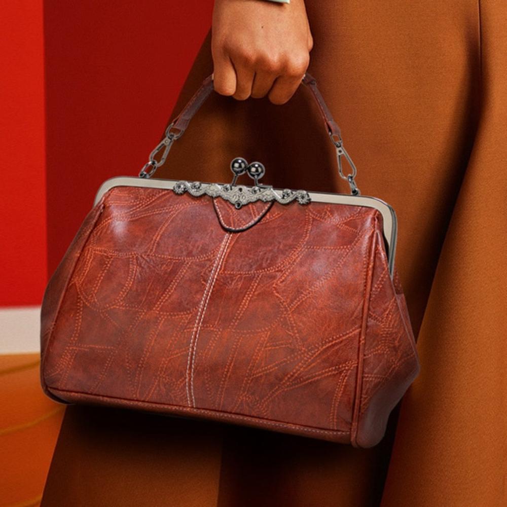 Vintage Bag with Snap Closure