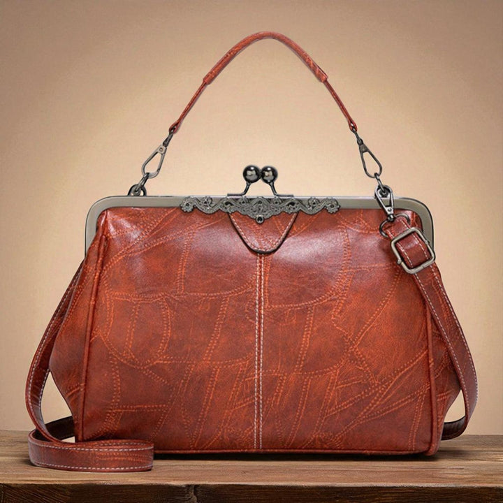 Vintage Bag with Snap Closure