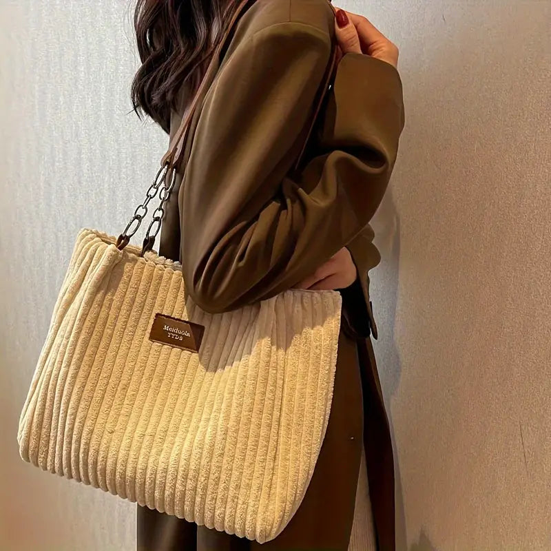 MEGAN | BORSA IN CORDUROY DI COTONE