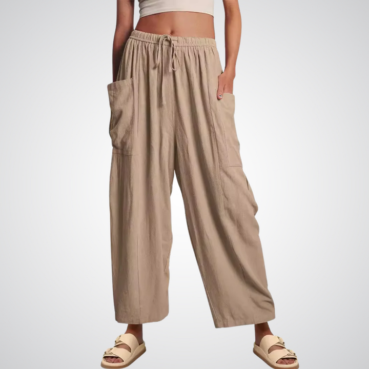 ELENA | Pantaloni Comfort a Gamba Larga
