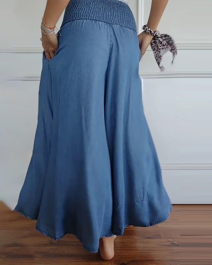 Jasper | Pantaloni Smock a Vita Alta