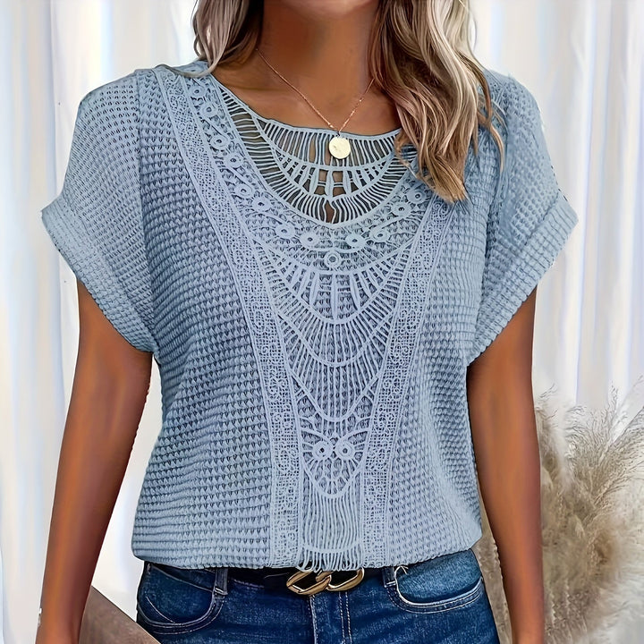 Viola | Top Tricot Dettagliato