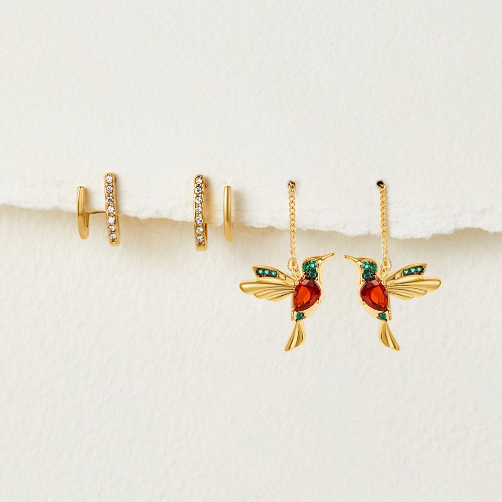 Orecchini Colibrì Eleganti
