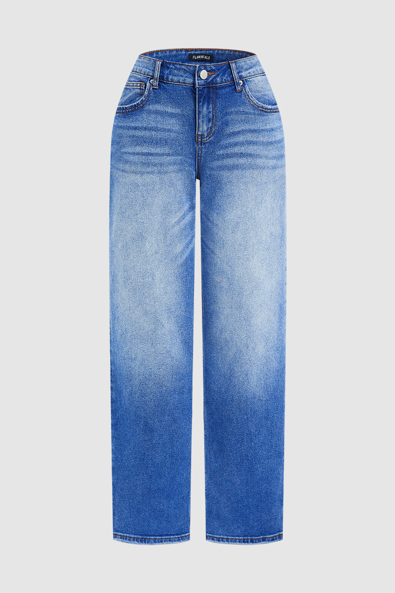 Denvara | Jeans a gamba dritta a vita media