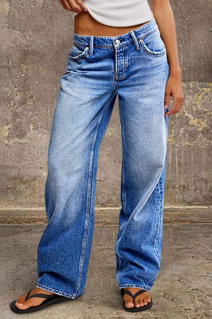 Denvara | Jeans a gamba dritta a vita media