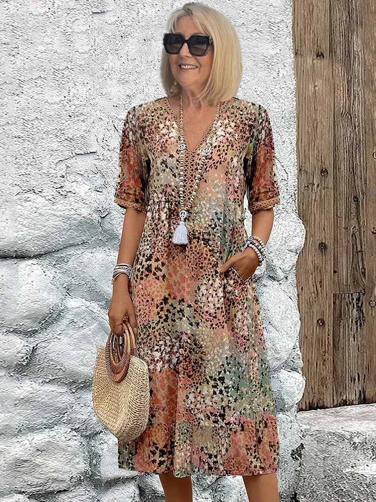 Abito Midi Rosalind Bloom