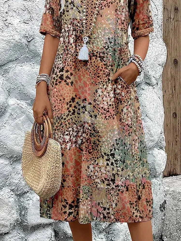 Abito Midi Rosalind Bloom